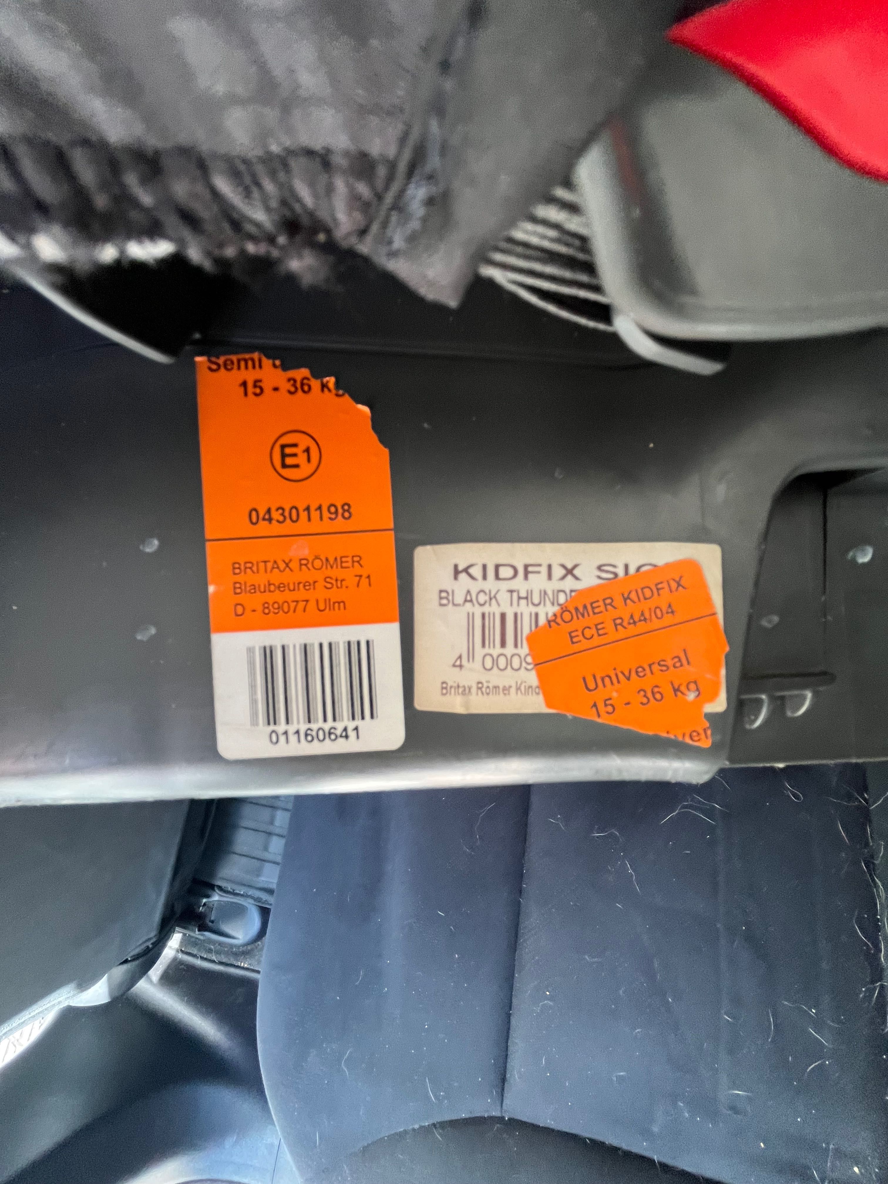 Cadeira auto Romer ISO Fix baixa de  preço