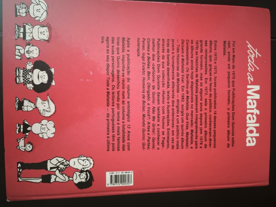 Livro BD toda a Mafalda