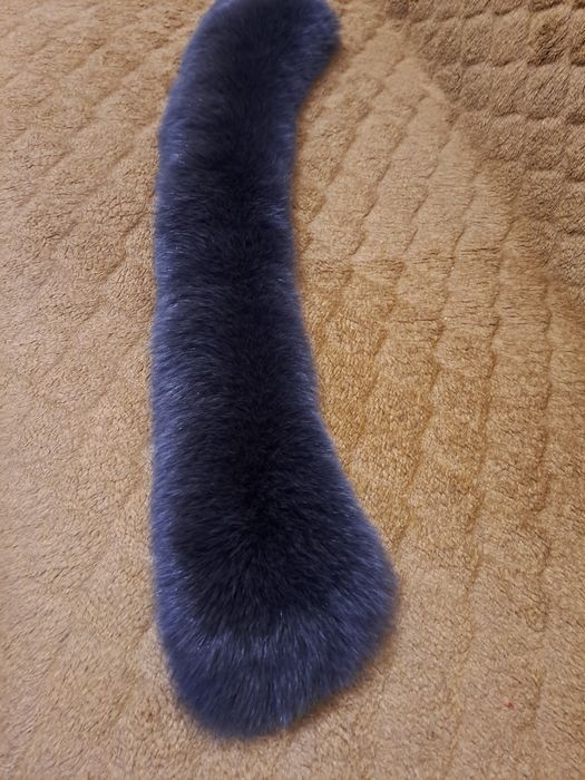 Опушка песец натуральный меховой воротник хутро песця комир