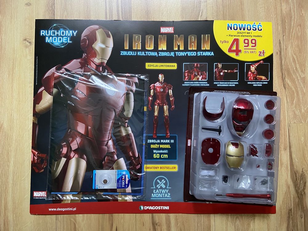 Hełm Iron Mana Marvel MCU Avengers