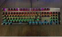 Клавіатура HATOR Starfall RGB Pink switch (HTK-599) Black