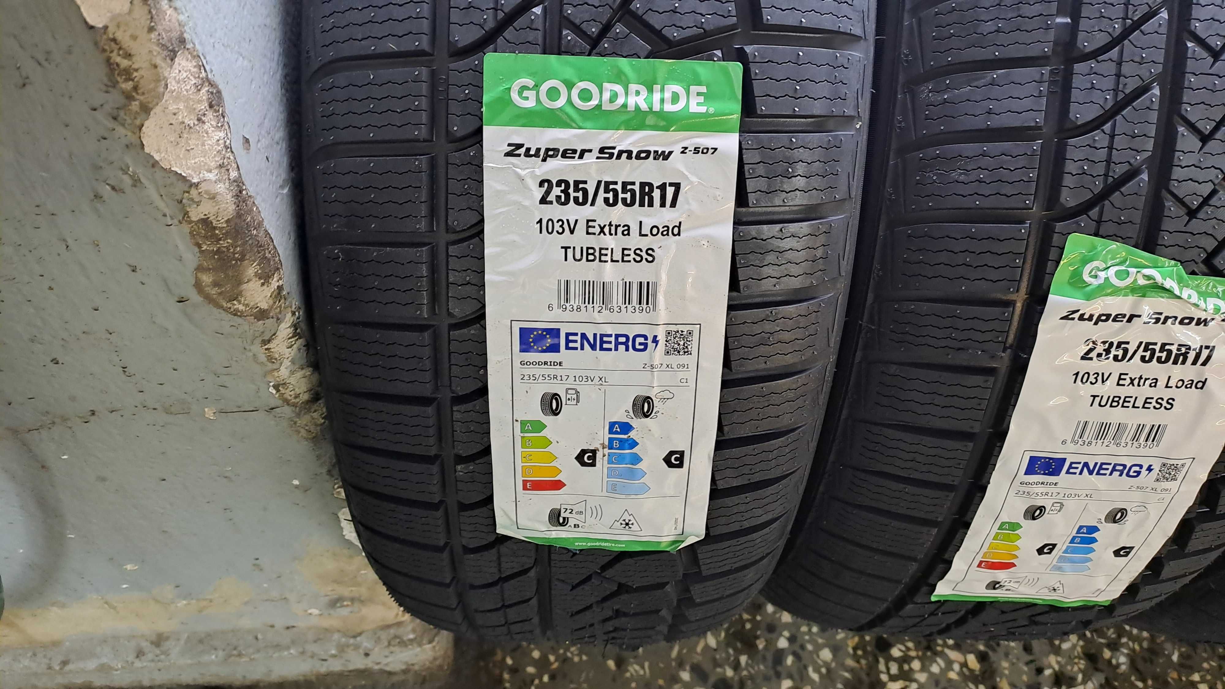 235/55r17 goodride nowe opony zimowe montaz w cenie