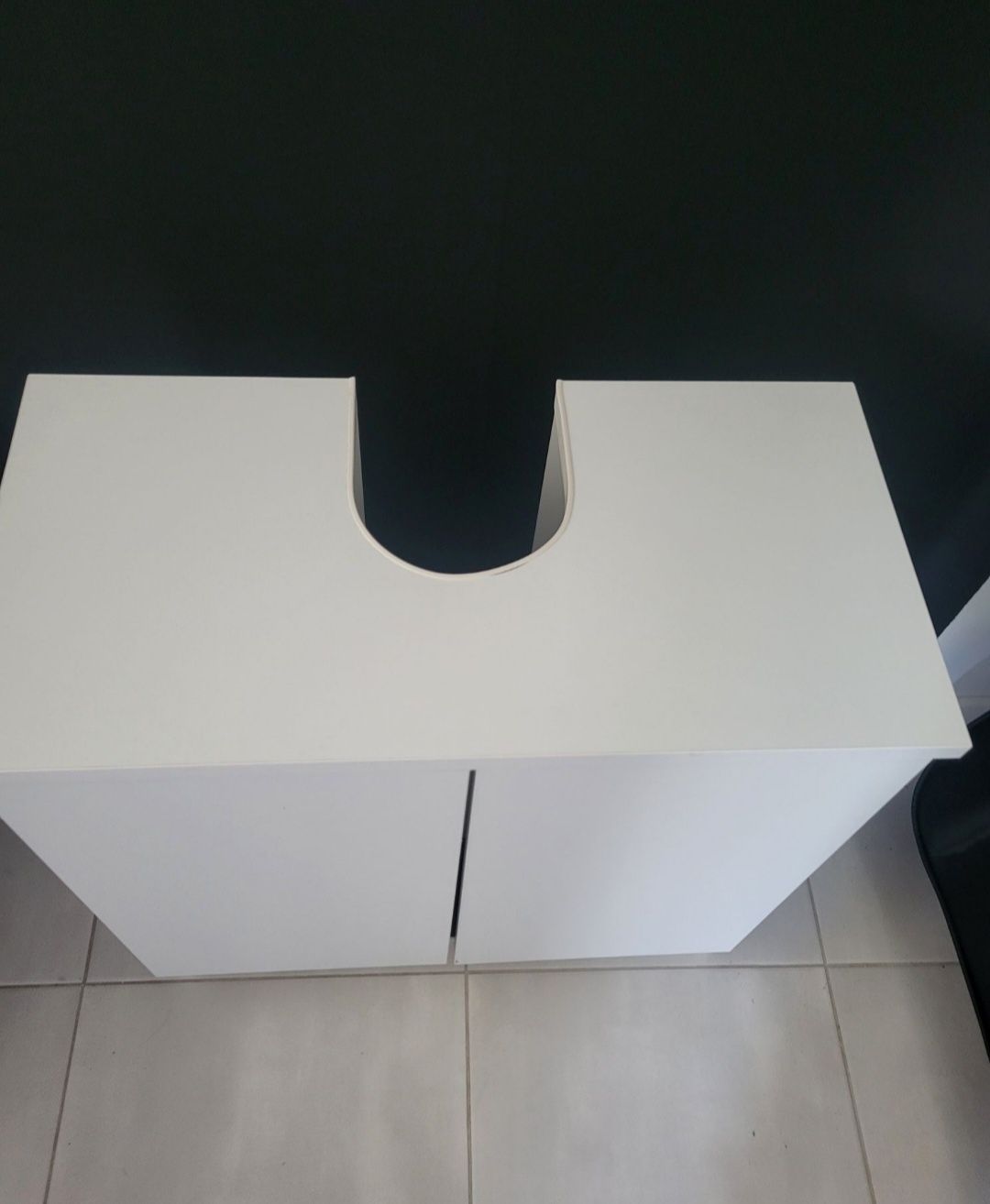 Szafka pod umywalke biala matowa 60 cm nowa