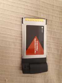 Placa de rede PCMCIA de 10/100/1000 Mbps - 1Gb