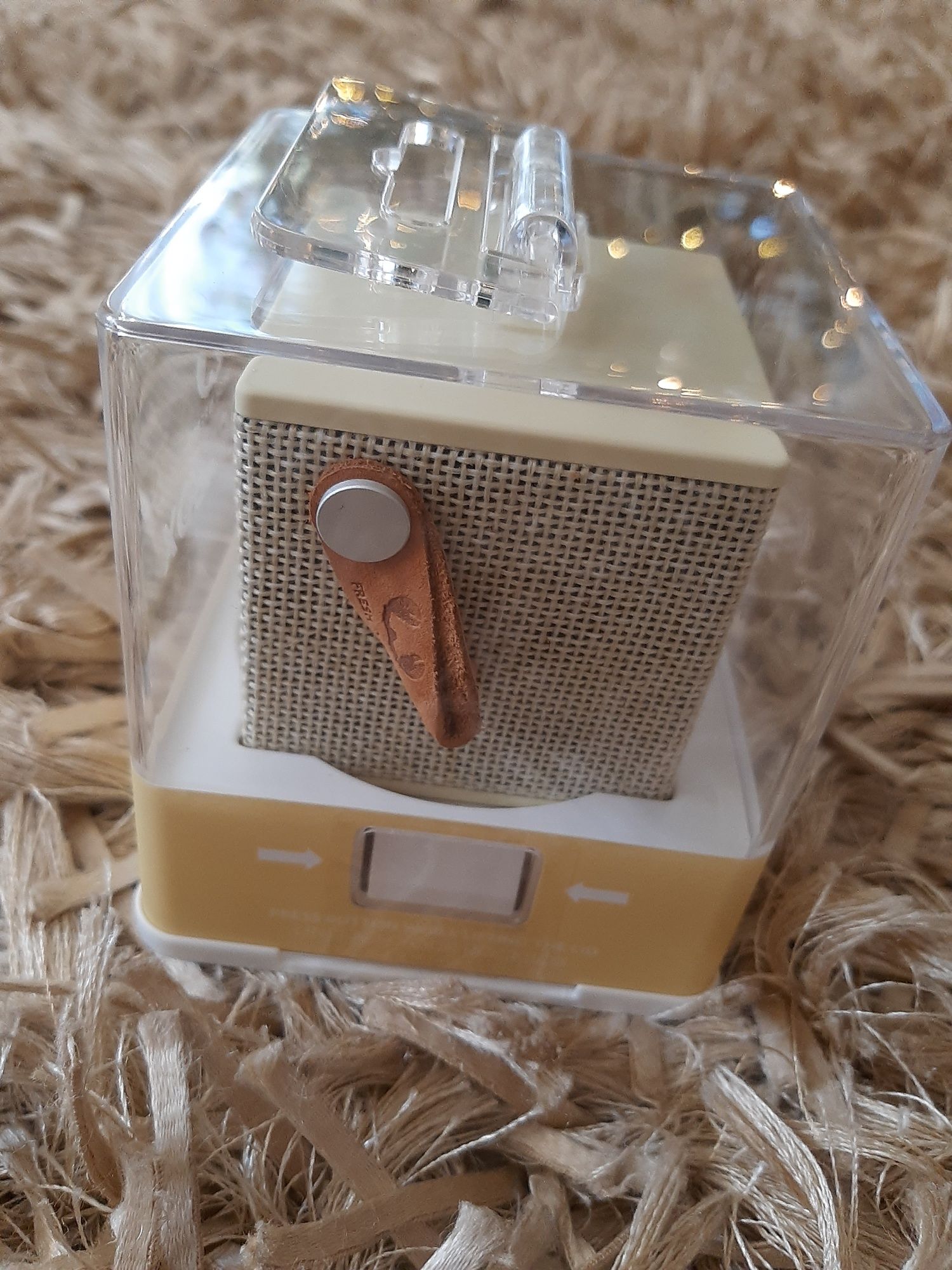 Nowy głośnik RockBox Cube Fabriq Edition, Bluetooth.