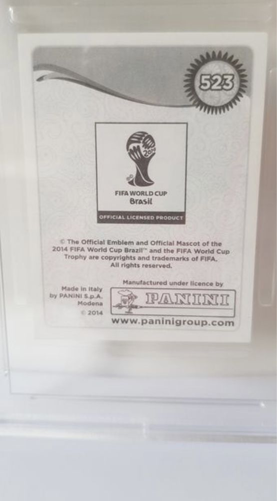 Cristiano Ronaldo Mundial 2014 PSA Graded