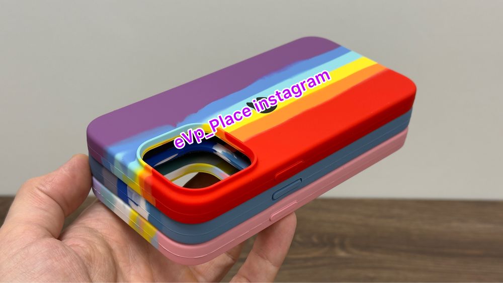 Чохол IPhone 15 Pro / 15 Pro Max Rainbow чехол айфон Про Макс