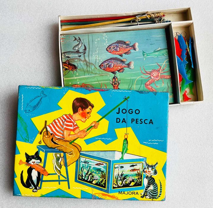 Antigo "Jogo da Pesca" da Majora ~ Anos 60 ~ Em Bom estado ~ RARO