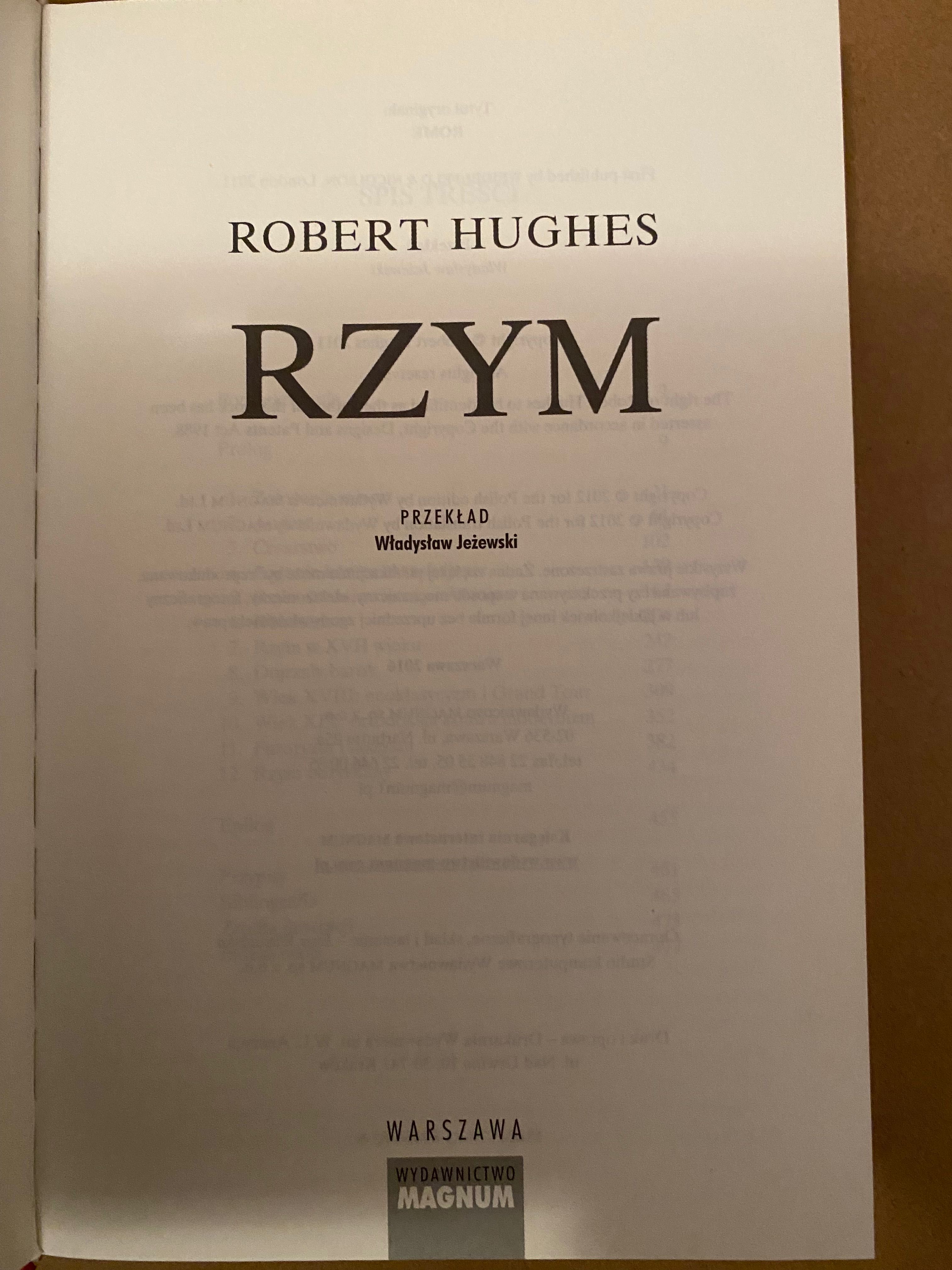 Rzym-Robert Hughes