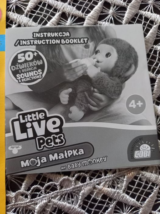 Moose Toys Little Live Pets Mała Małpka Mango interaktywna