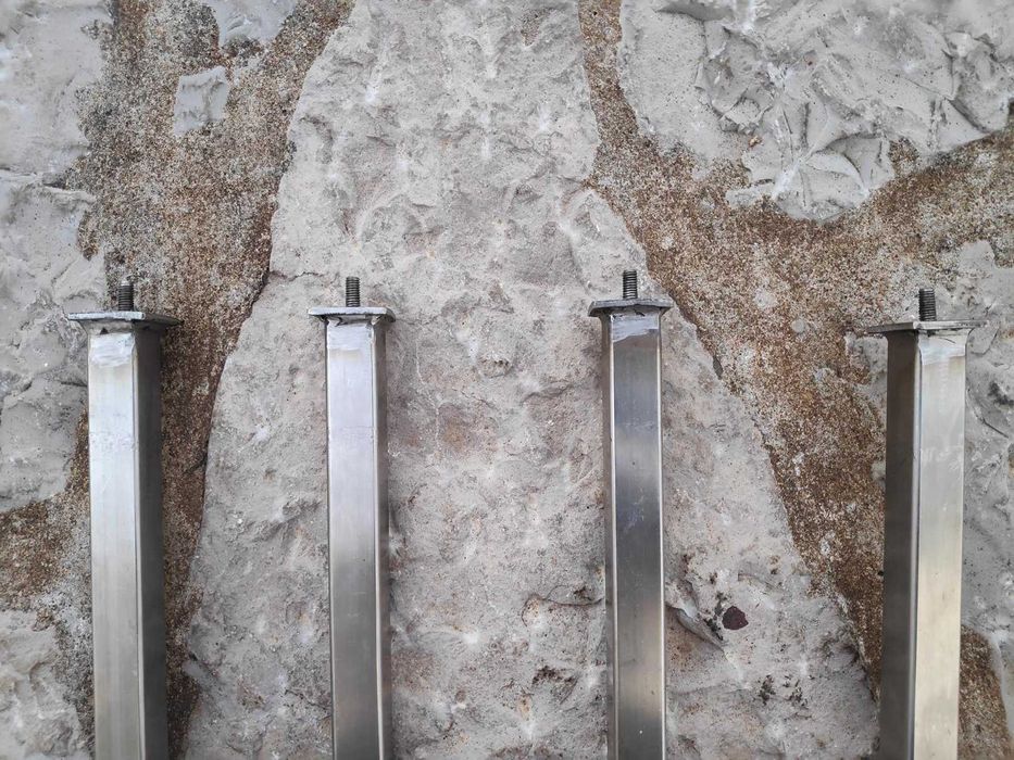 4 Pernas de mesa em INOX