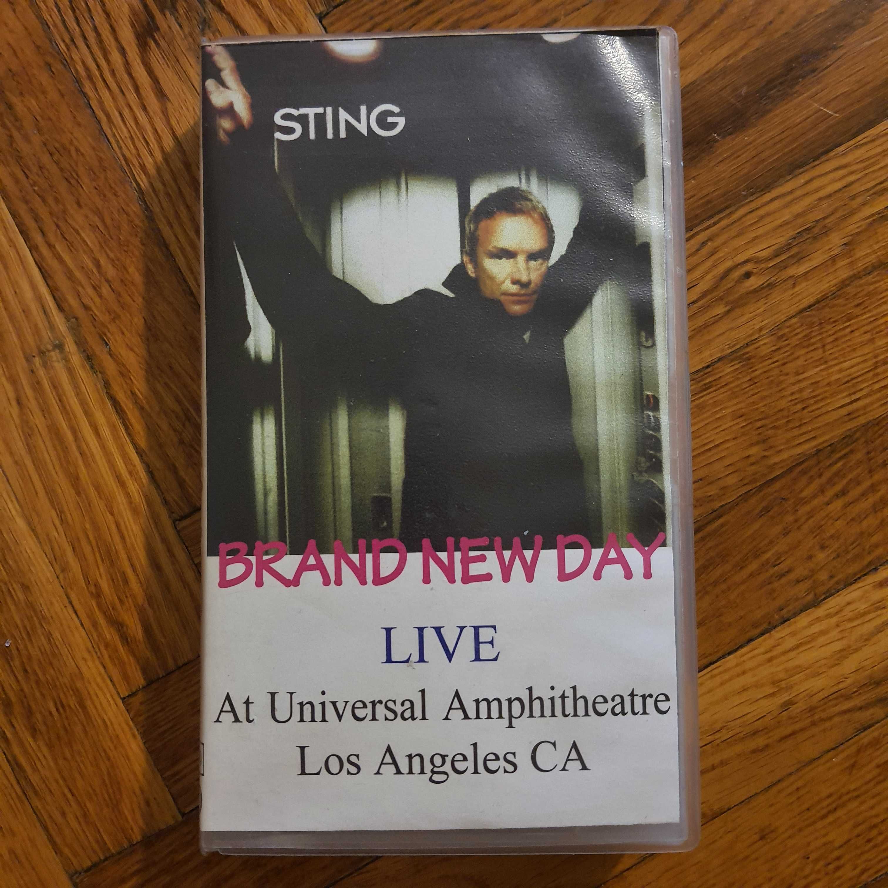 Видеокассета VHS Sting Brand New Day LIVE At Universal Amphitheatre LA