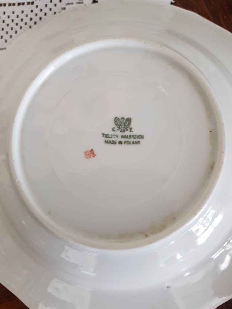 Część serwisu Tielsch Wałbrzych stara porcelana