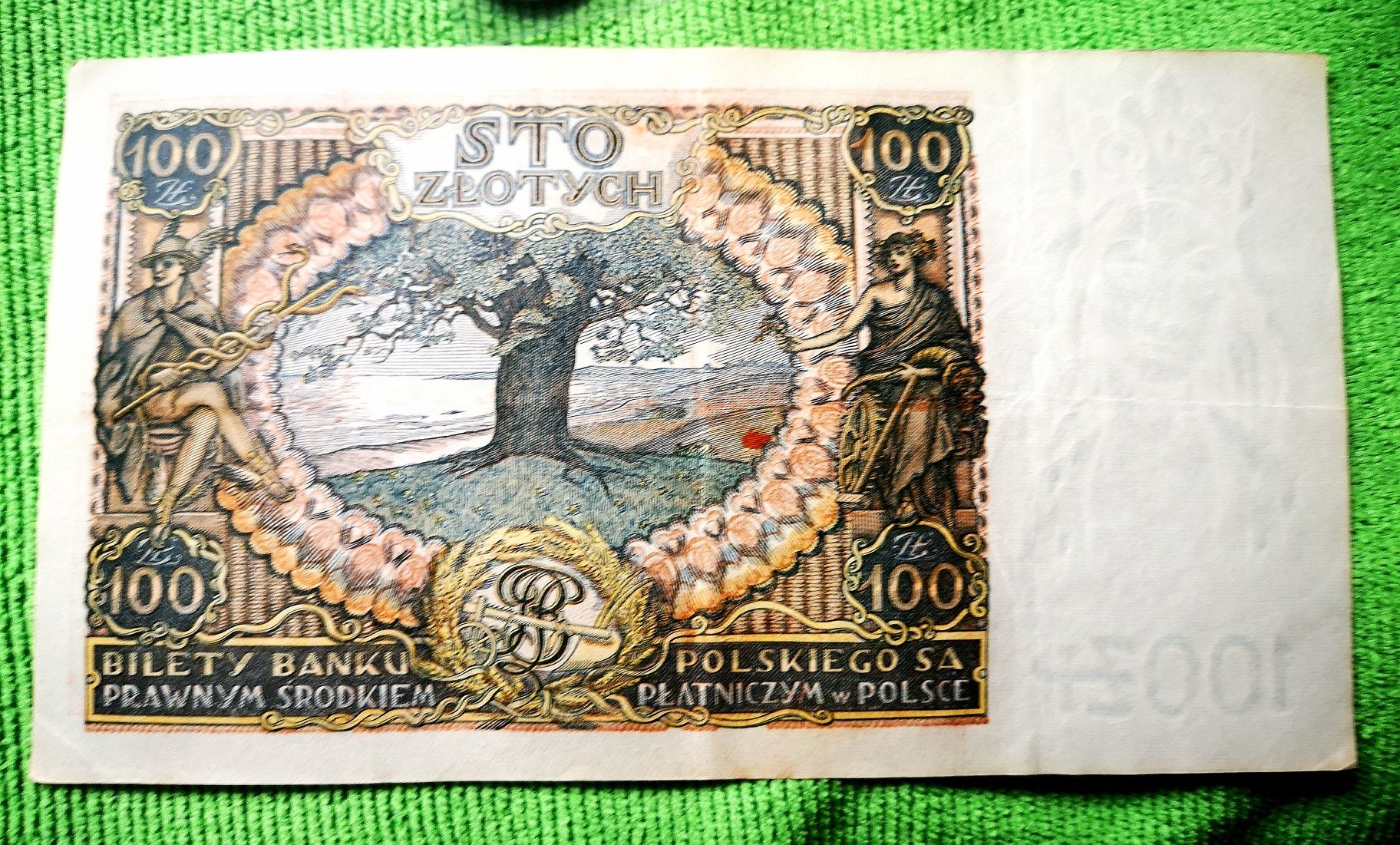Banknot 100zl 1934r serii CP