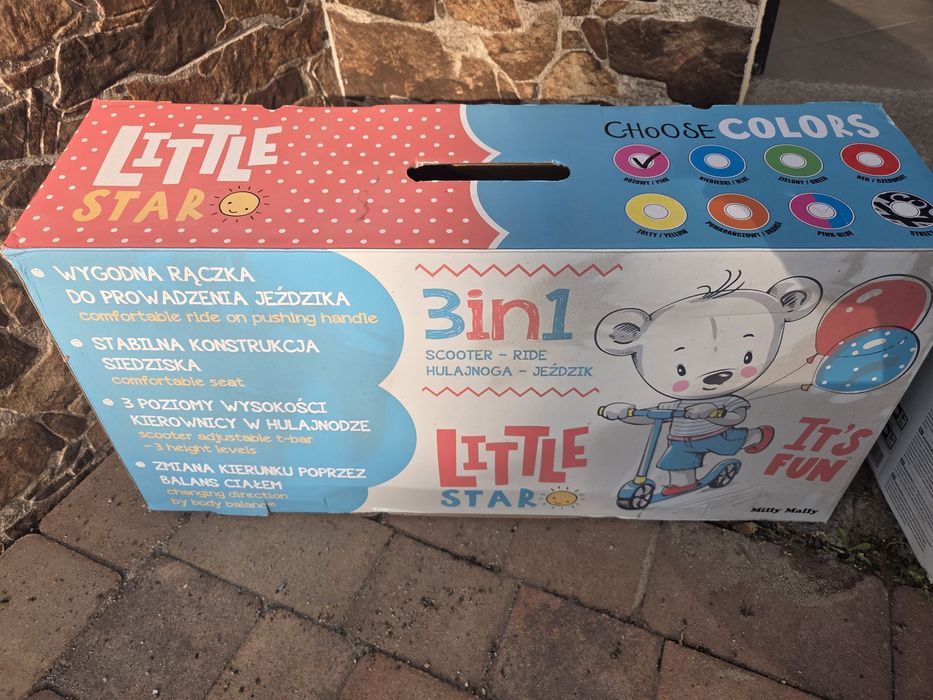 Hulajnoga Milly Mally 3w 1