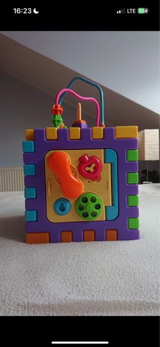 Kostka edukacyhna zabawka dla dwulatka trzylatka