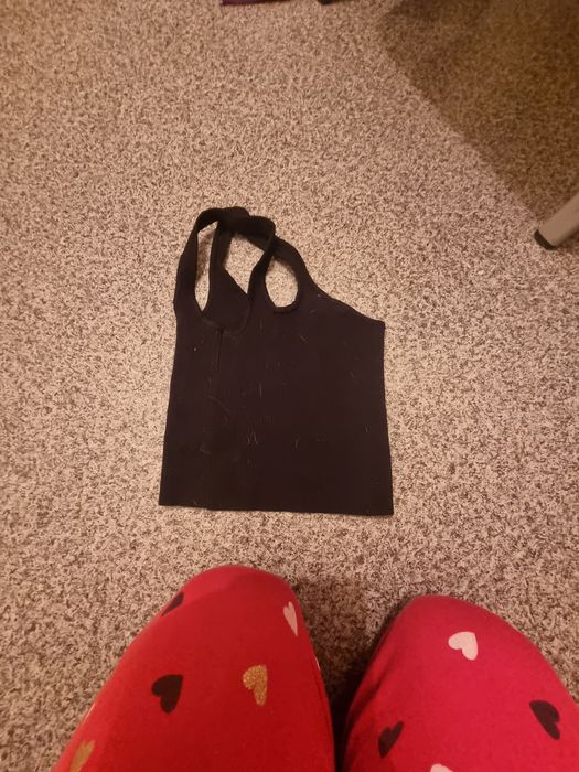 top czarny damski xxs