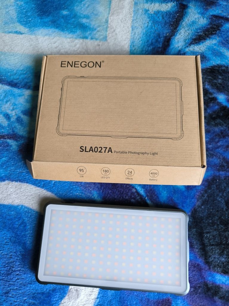 2 X Luz de Vídeo LED ENEGON 4000mAh Recarregável
