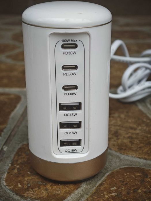 Ładowarka USB wielokrotnego ładowania 100 W, uniwersalna