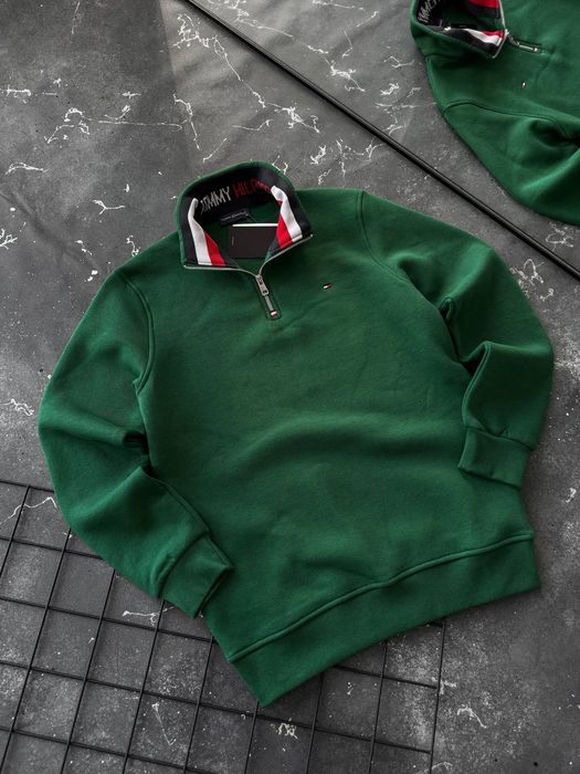 Світшот, кофта під горло на флісі Tommy Hilfiger, Stone Island, Boss