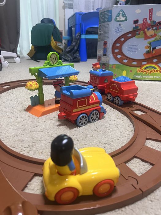 Happyland Village Train Set Extension Pack , поезд, железная дорога,