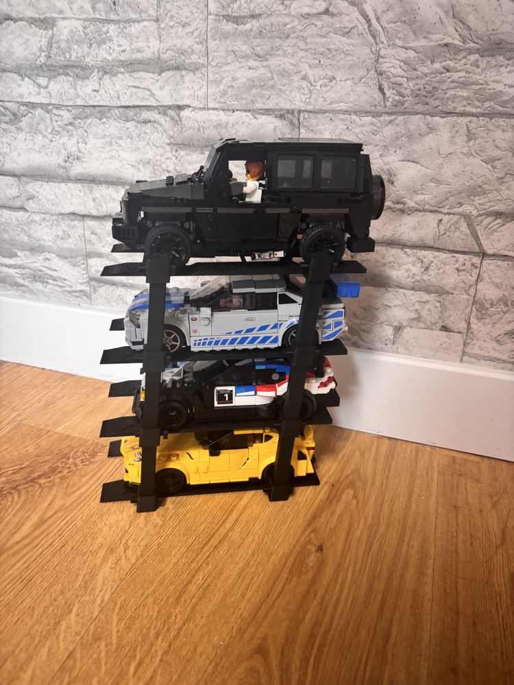 Garaż na 4 auta LEGO Speed Champions