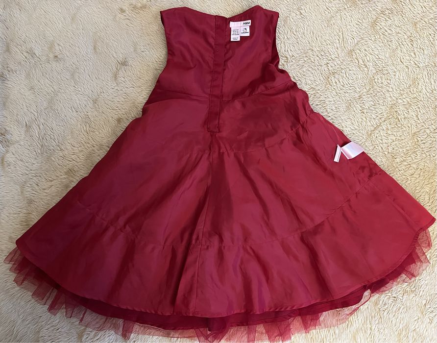 Sukienka elegancka wizytowa Hello Kitty H&M 122 cm.
