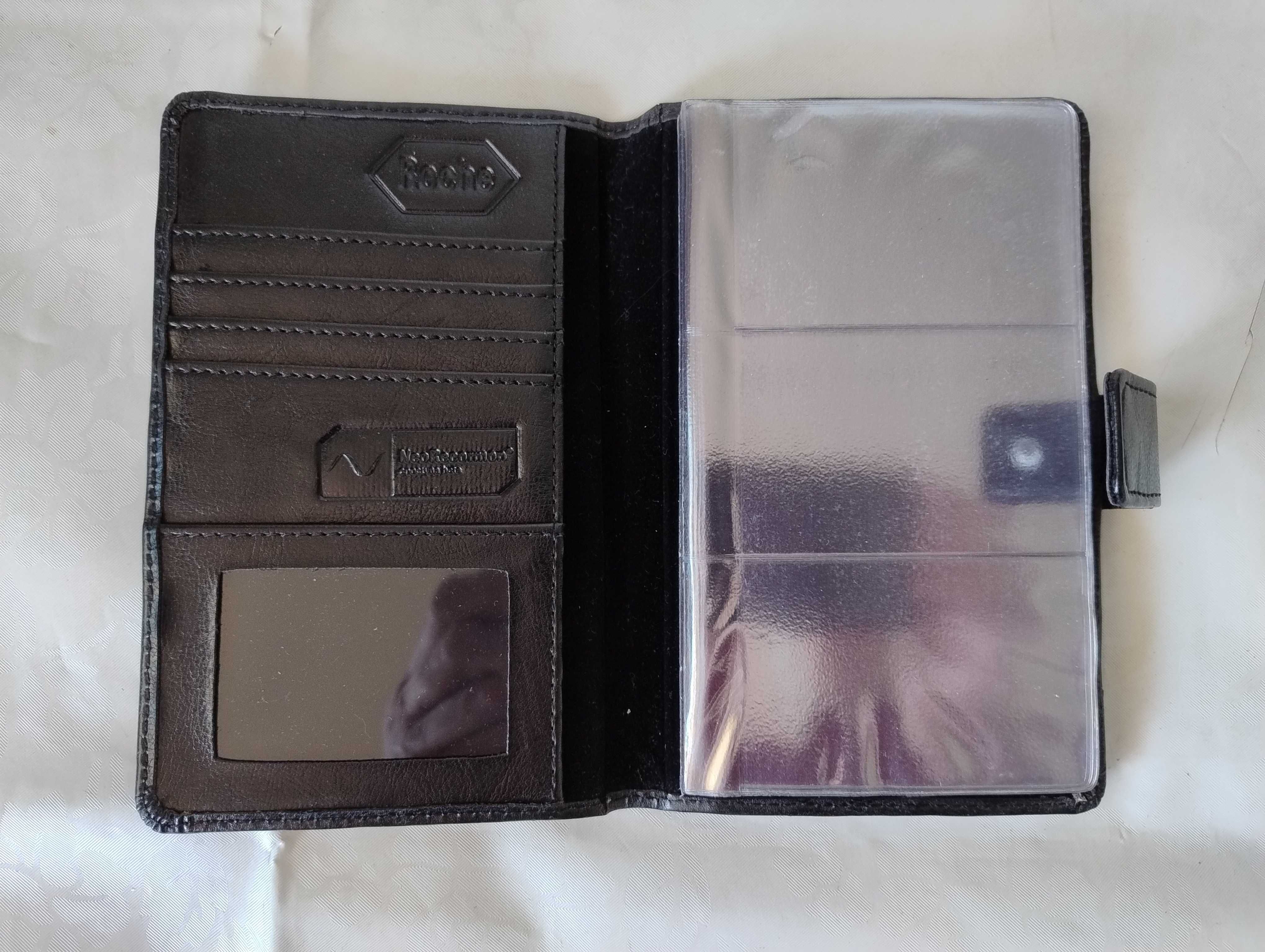 SUPER portfel Wizytownik w etui Roche Etui na wizytówki karty kredytow