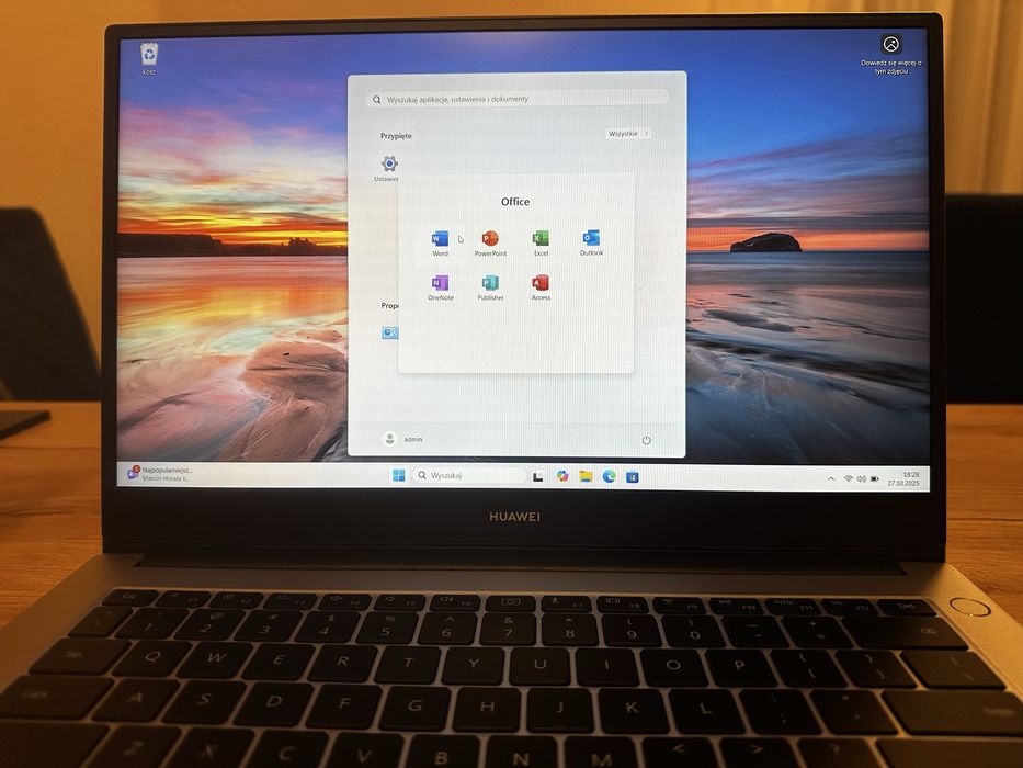 Laptop Huawai Stan idealny