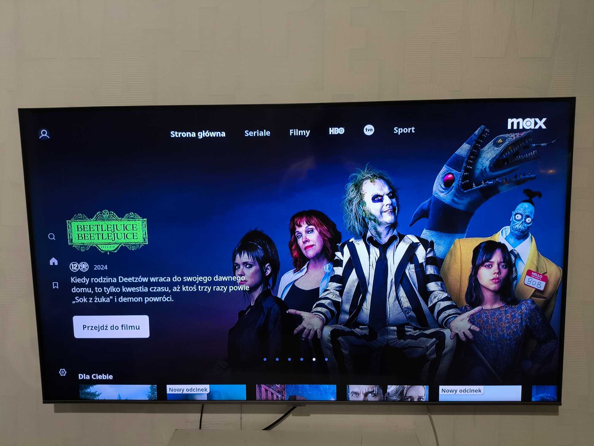 SAMSUNG 4K UHD QLED 55" DVB-T2 HEVC Smart Disney AirPlay HDR Max