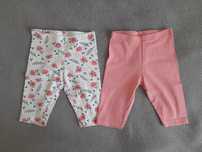 2x Legginsy krótkie 86/92 Lupilu, dziewczęce