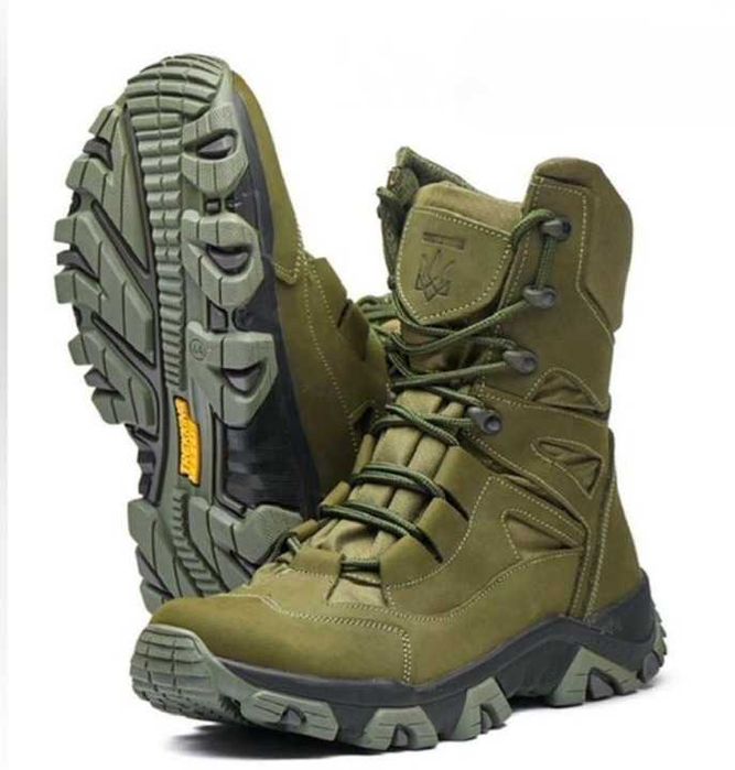 Тактичні берці олива Gore-Tex — водостійкі, легкі, демісезонні