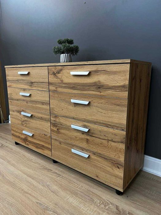 "Гармонія"-комод на вісім шухляд з ручками.Тумба під ТВ.Меблі для дому