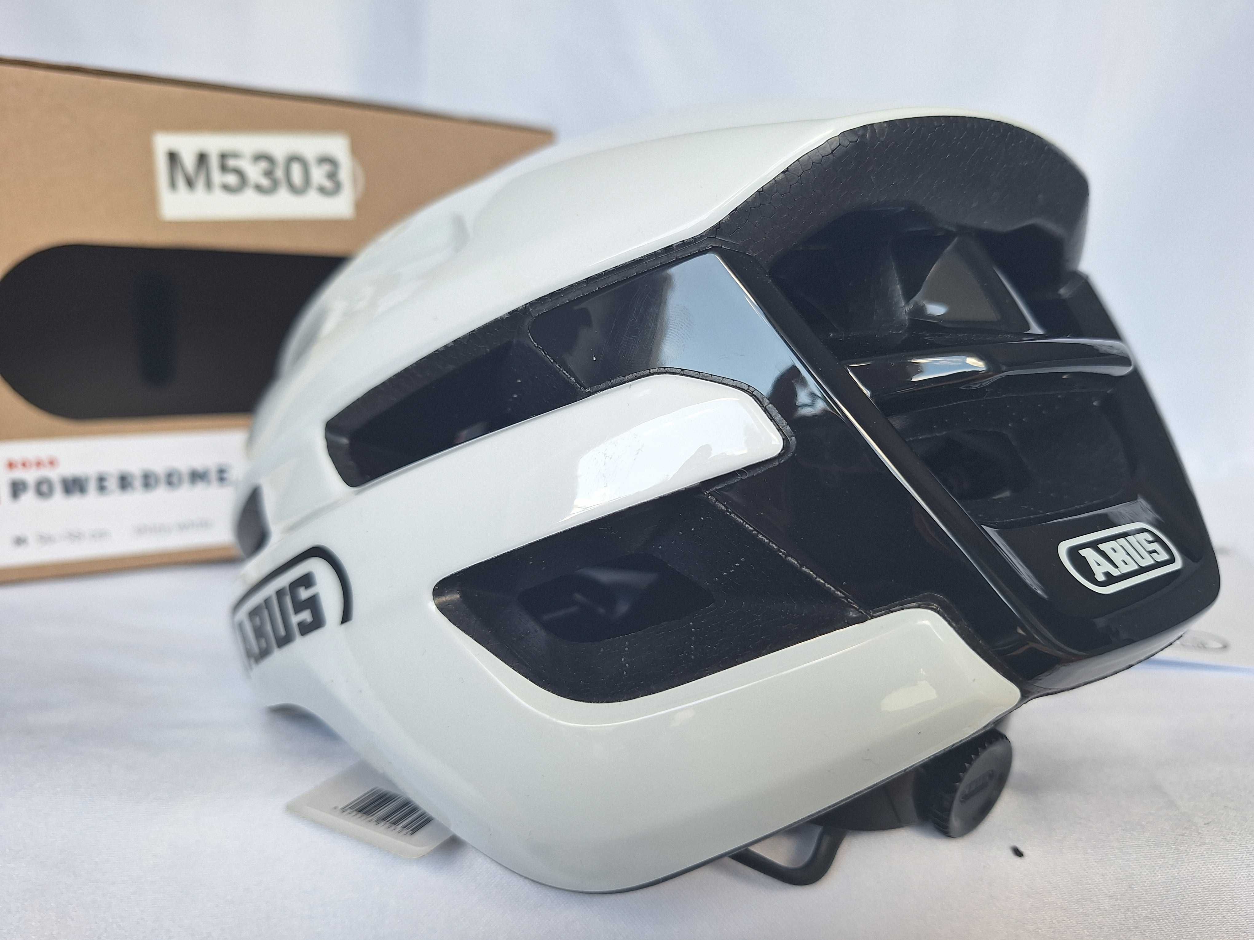 Kask rowerowy Abus Powerdome Shiny White M 54-58cm