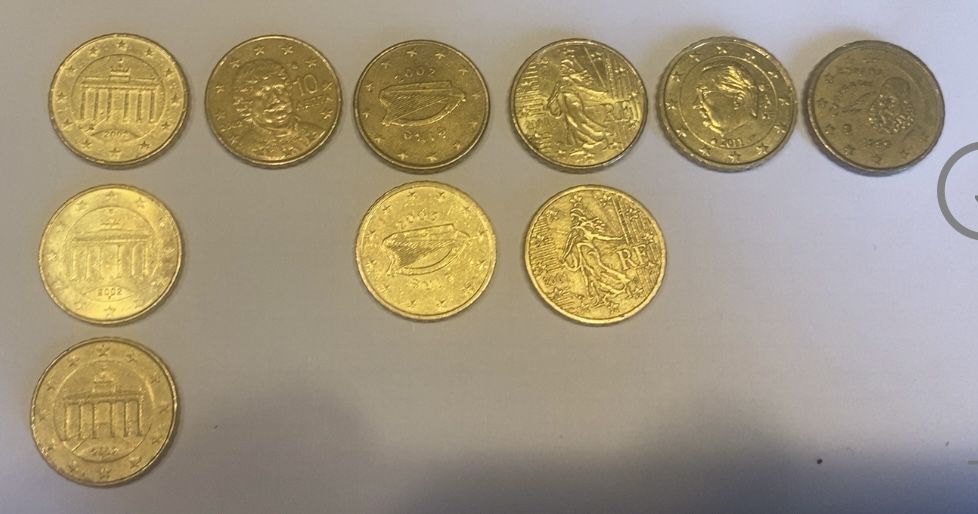 Монети 10 евроцентів у гарному стані
