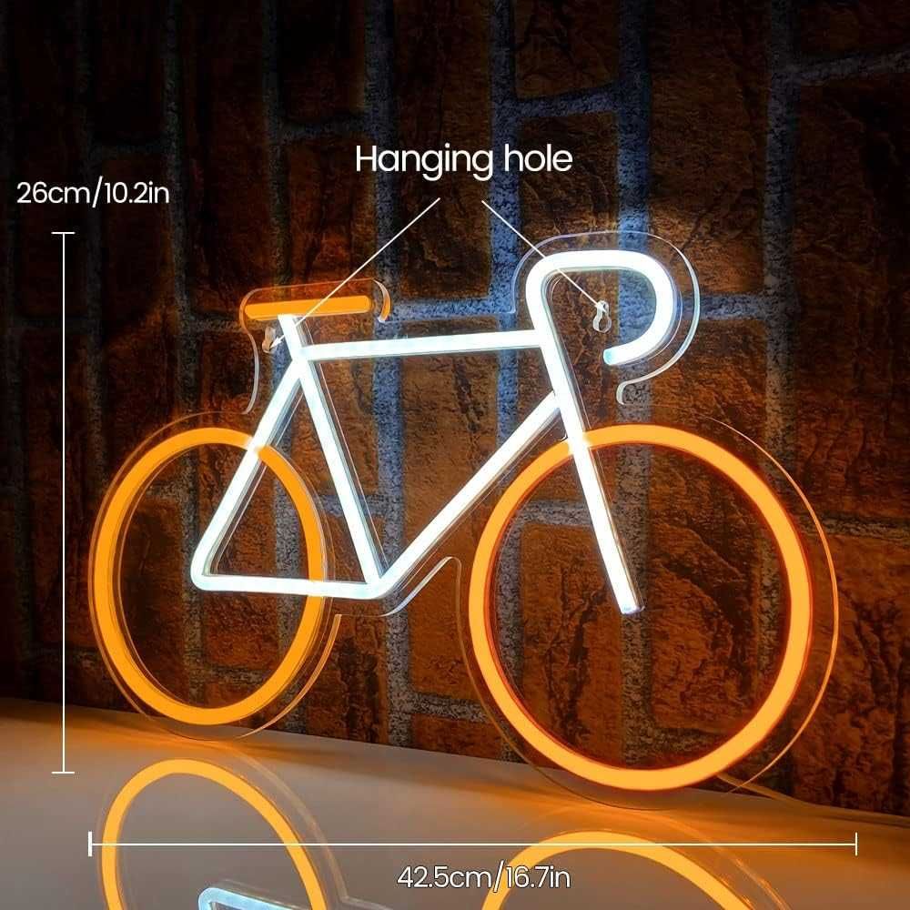 Sinal Luminoso Néon LED em Acrílico em forma de" Bicicleta "