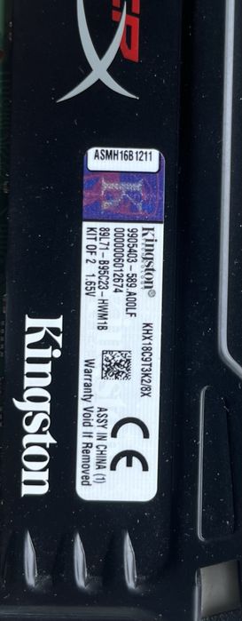 Pamięć RAM Kingston HyperX Beast DDR3 8 GB (2×4 GB) 1866 MHz CL9