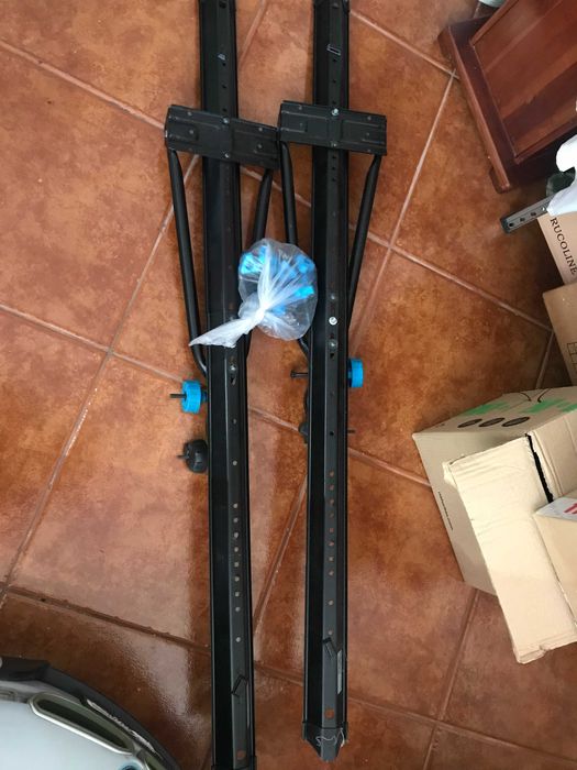 2 Suportes de bicicleta para barras de tejadilho