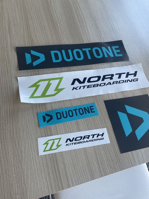 Autocolantes North Kiteboarding e Duotone
