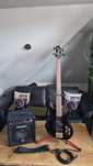Gitara basowa Cort Action-a Zestaw.