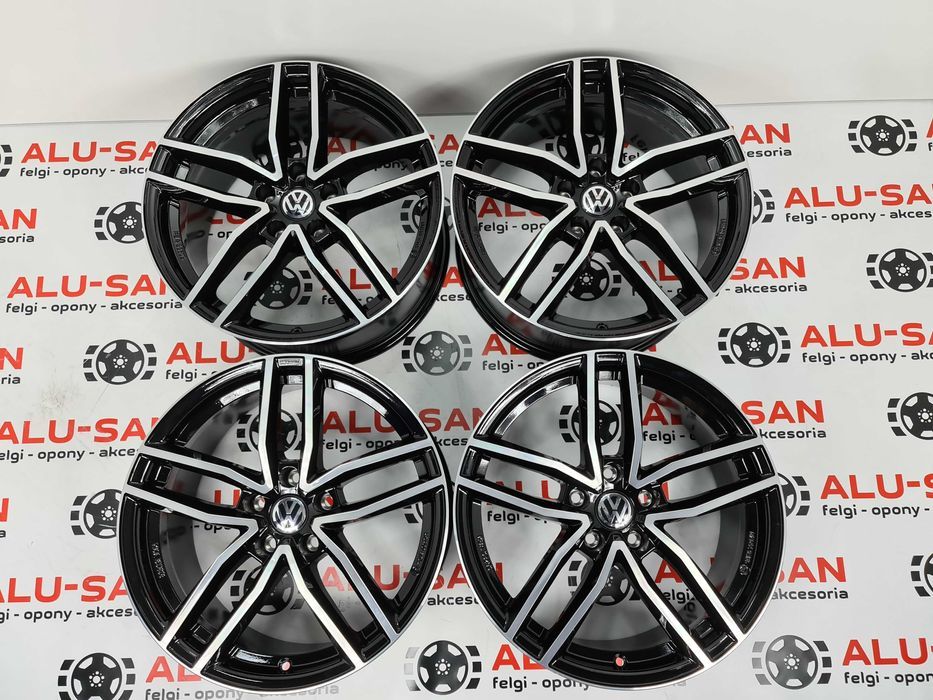 Nowe alufelgi VW 18" 5x112 PASSAT B5 B6 B7 B8 CC SCIROCCO Dark-Poler