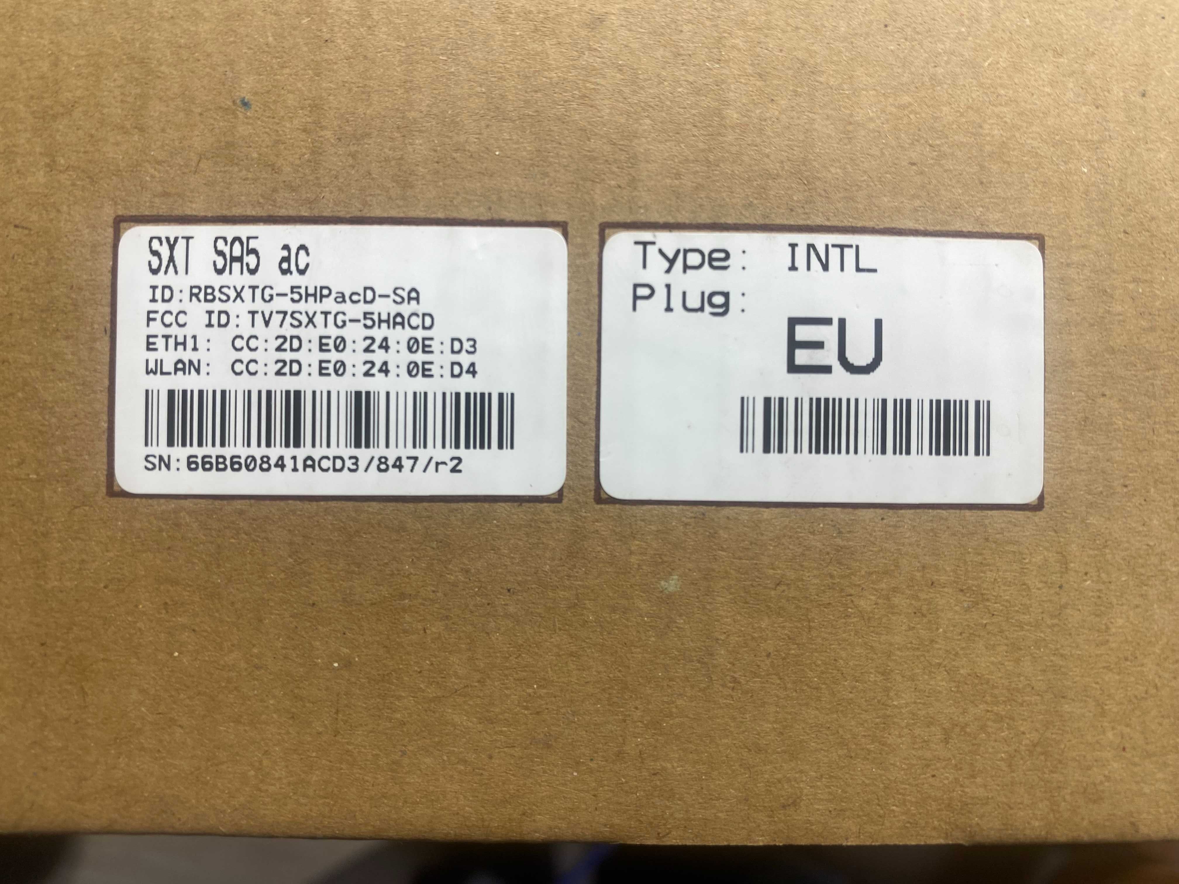 Точка доступу Mikrotik SXT SA5 ac (RBSXTG-5HPacD-SA)