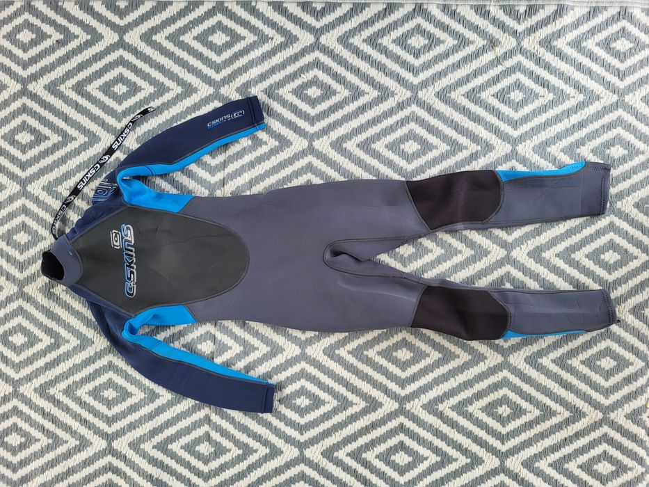 Kombinezon neoprenowy pływacki pianka długi M/8 lat