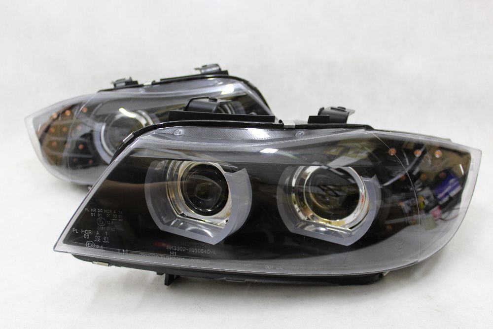 Lampy reflektory przednie przód BMW E90 09-11 LCI XENON LED U-BAR IGŁA