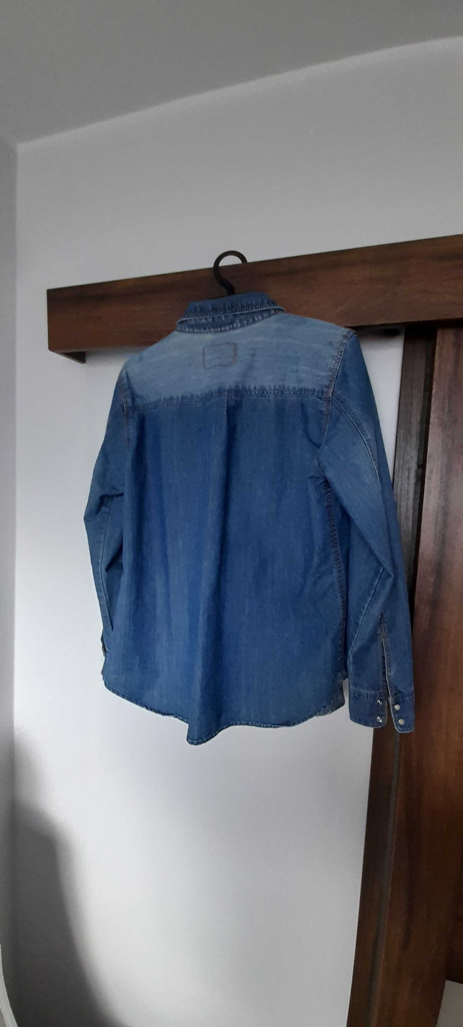 Koszula bluza jeansowa H&M& DENIM 44 pachy 106 cm rękaw 60 cm dł,65 cm