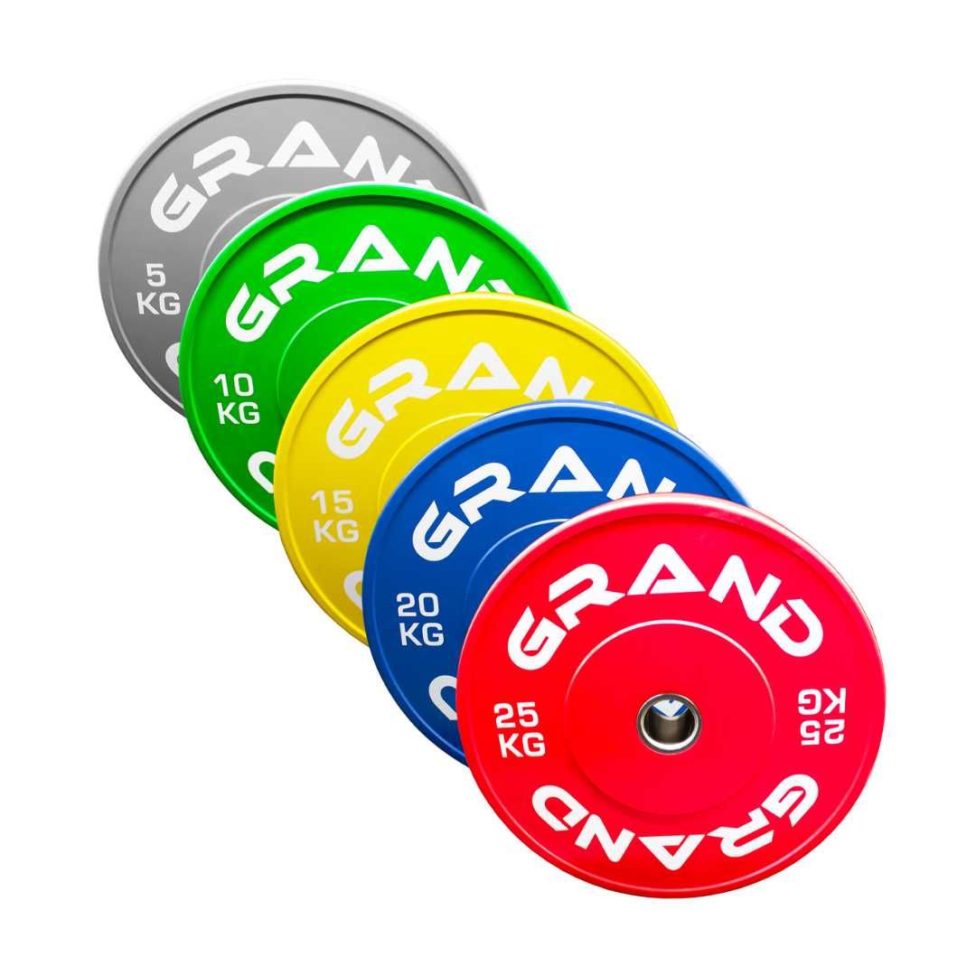 Obciążenie Bumper Kolorowe SET 150kg