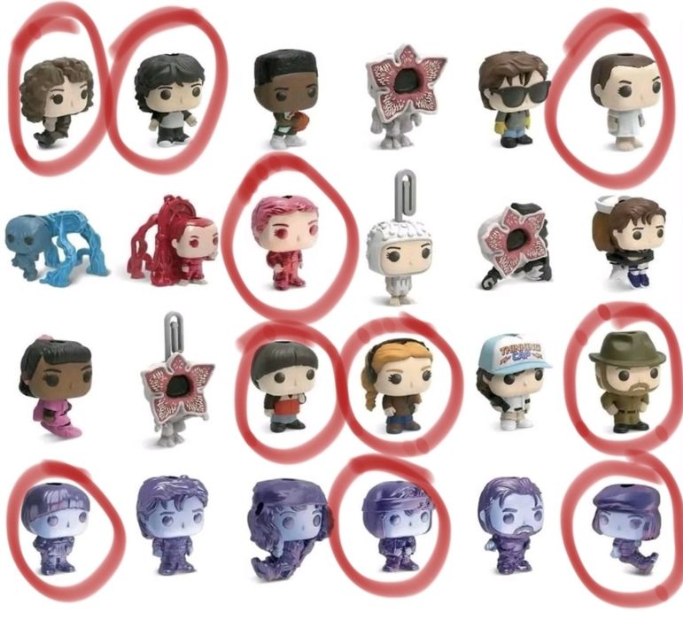 фігурки Stranger Things