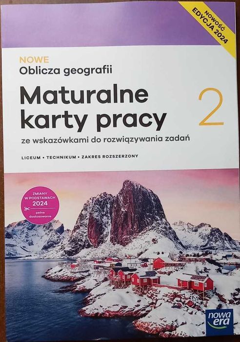 NOWE Oblicza geografii 2 Maturalne karty pracy Zakres rozszerzony