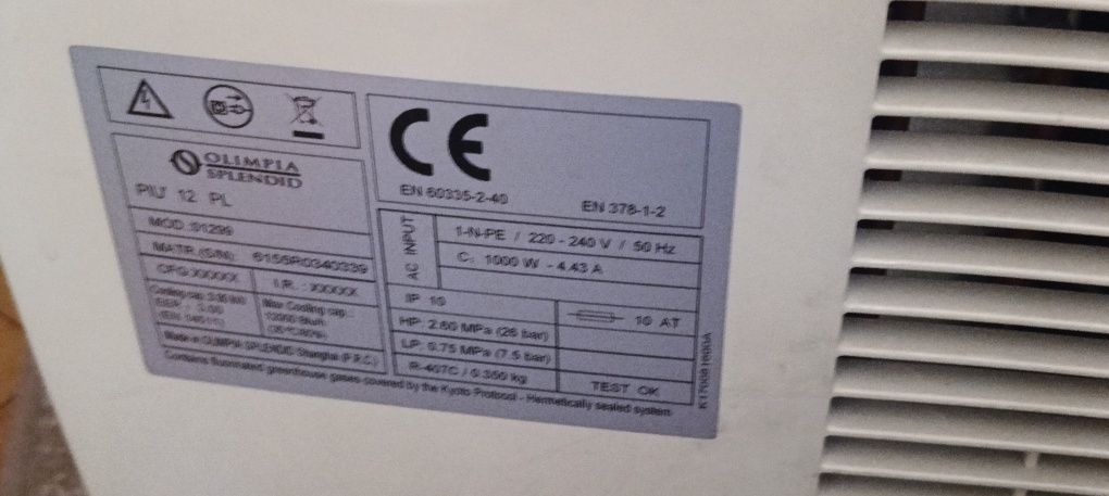 Klimatyzator przenośny PIU Olimpia 3kW