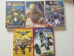 5płyt DVD LEGO: Batman, Bionicle, Clutch Powers, Chima, Super Heroes